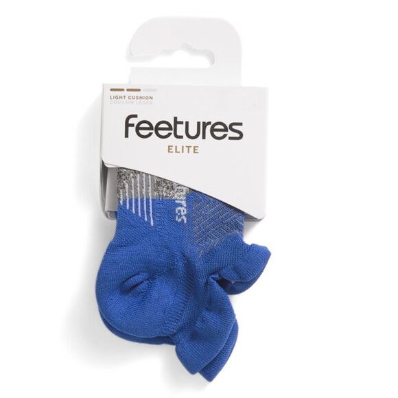 FEETURES Blue Elite Light Cushion No Show Tab Socks - Picture 1 of 1